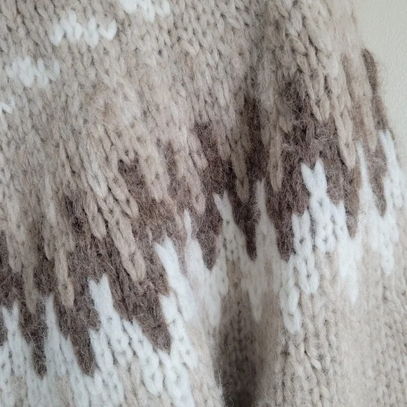 BUCK MASON Fireside Fairisle Sweater Medium - Picture 4 of 7